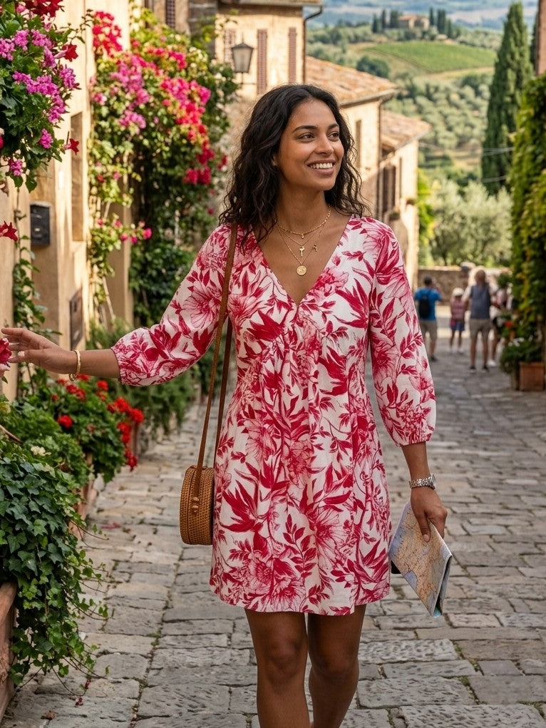 Floral Dress One Piece