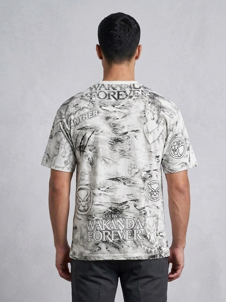 Wakanda Forever "Black Panther" Collage Tee